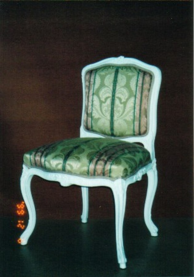 Fehér Neorokokkó szék